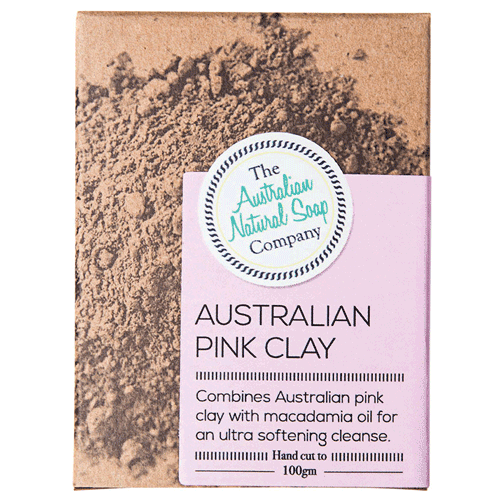 THE AUST. NATURAL SOAP CO - Australian Pink Clay (100g)